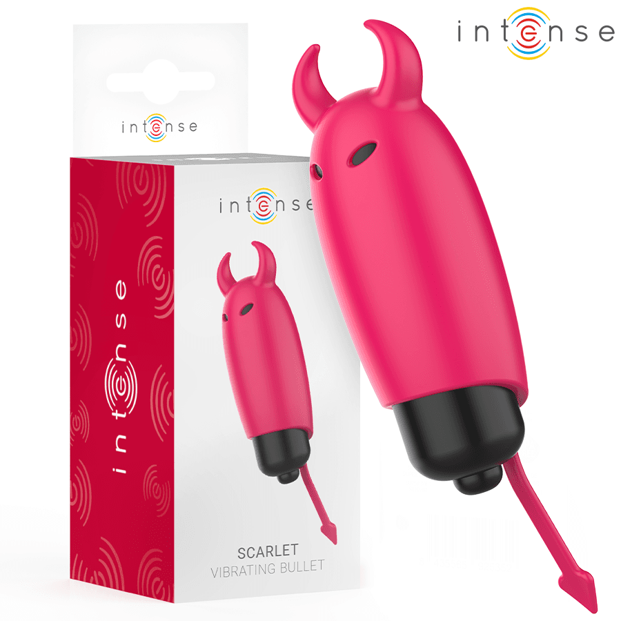 INTENSE - PROIETTILE VIBRANTE SCARLATTO RED DEMON 9,3 X 2,4 CM in Vibratori proiettile e ovuli vibranti Desideria Shop - Latina, commercioVirtuoso.it