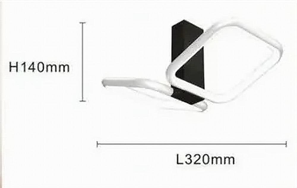 PLAFONIERA LED 20W 2 QUADRATI BIANCO DESIGN MODERNO LAMPADARIO DA SOFFITTO 50568 in Plafoniere Trade Shop italia - Napoli, commercioVirtuoso.it