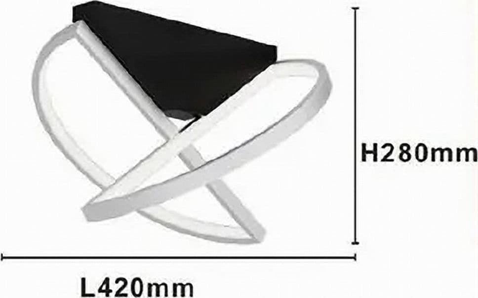 PLAFONIERA LED 44W BIANCO LAMPADARIO DA SOFFITTO DESIGN MODERNO LUCE FREDDA 50414 in Plafoniere Trade Shop italia - Napoli, commercioVirtuoso.it