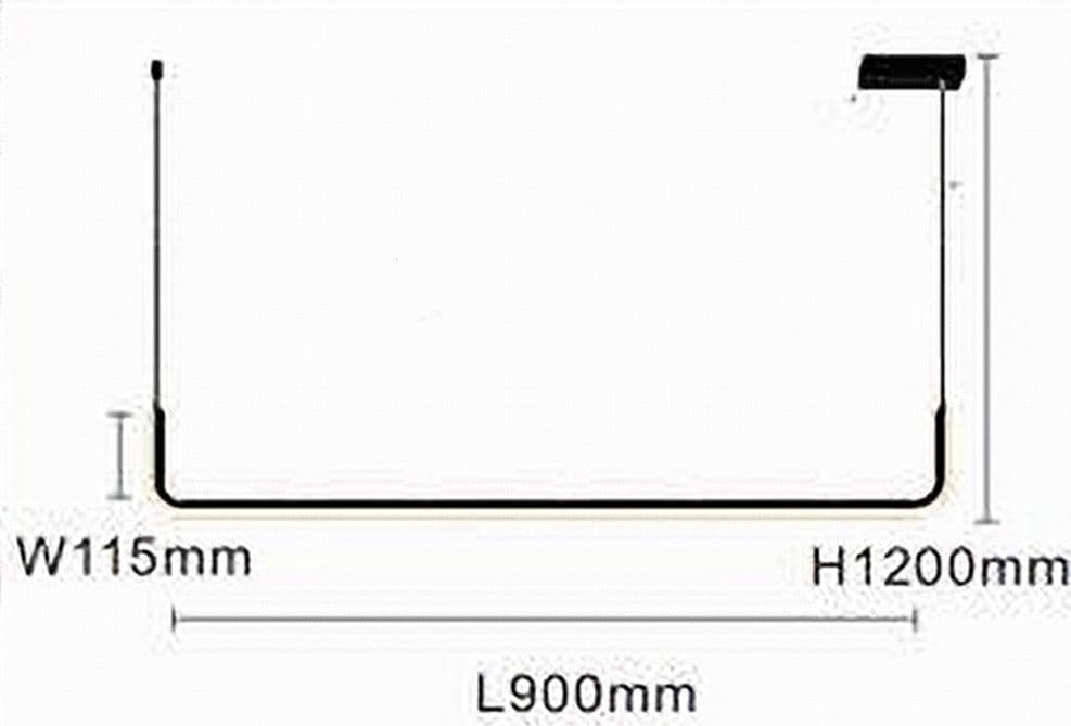 LAMPADARIO SOSPENSIONE 21W LINEARE ORIZZONTALE MINIMAL MODERNO NERO LUCE LED 50445 in Lampade a sospensione Trade Shop italia - Napoli, commercioVirtuoso.it