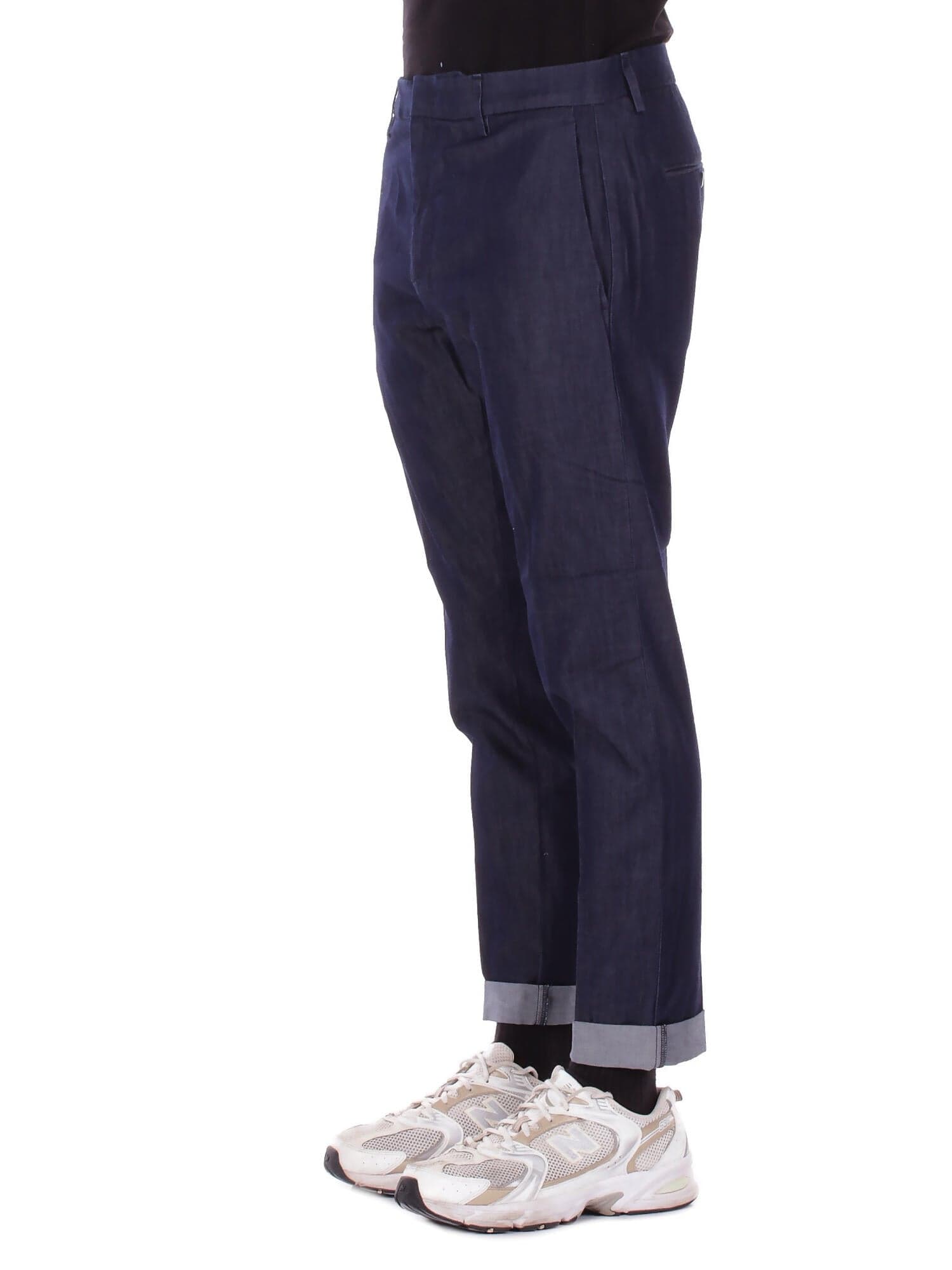 Dondup Pantaloni Blu da uomo in Pantaloni Drestige - Casamassima, commercioVirtuoso.it