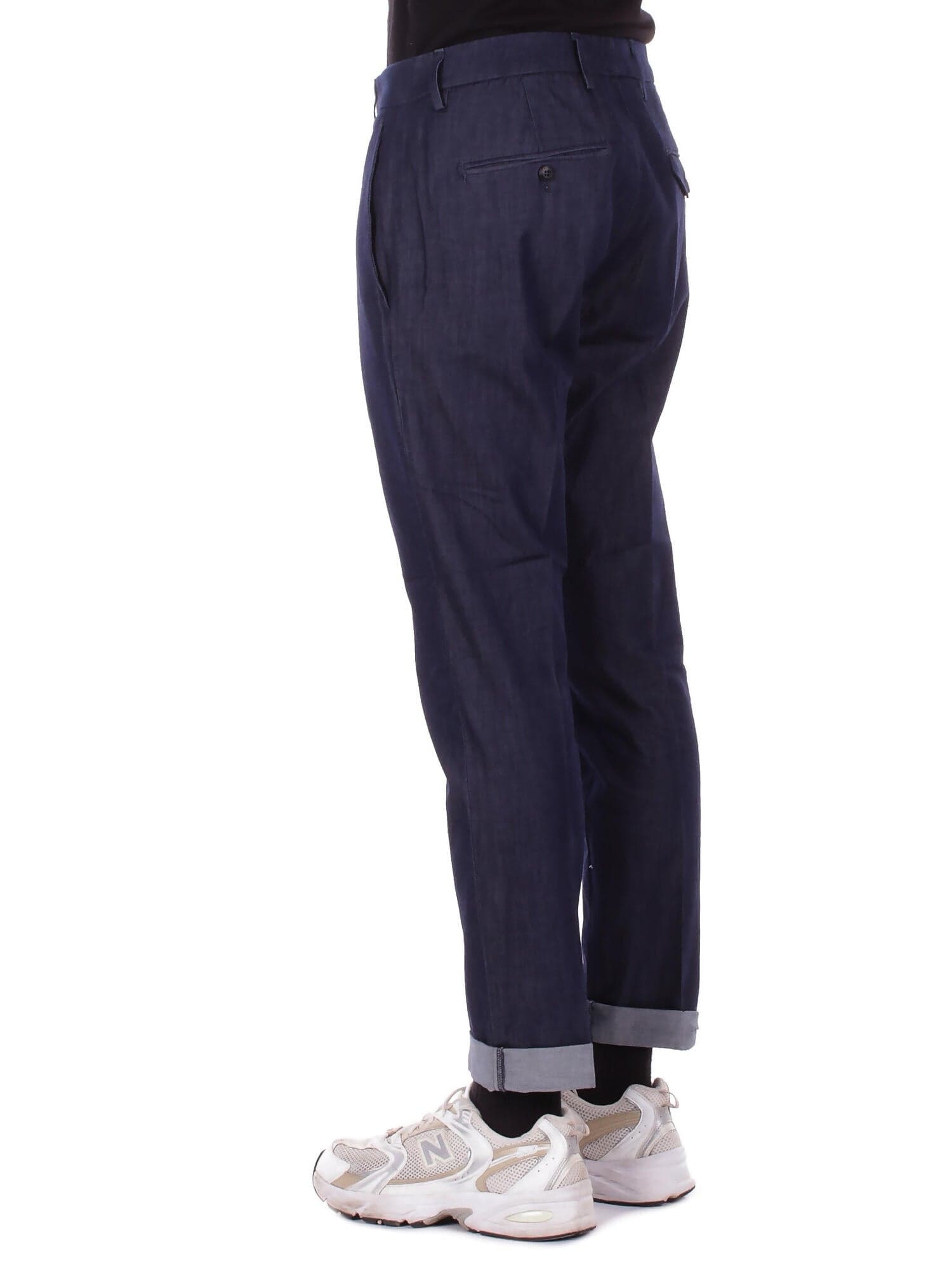 Dondup Pantaloni Blu da uomo in Pantaloni Drestige - Casamassima, commercioVirtuoso.it