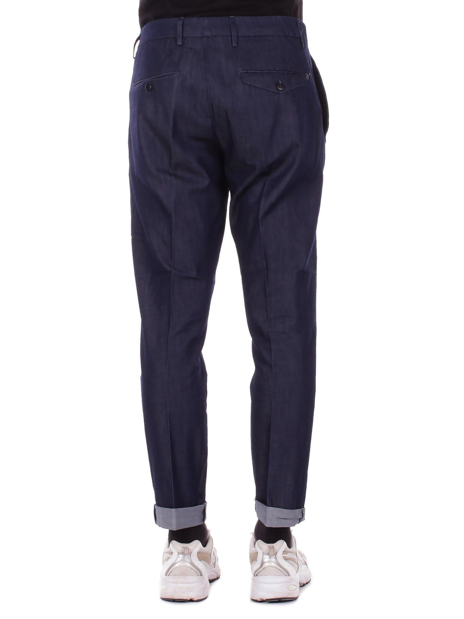 Dondup Pantaloni Blu da uomo in Pantaloni Drestige - Casamassima, commercioVirtuoso.it