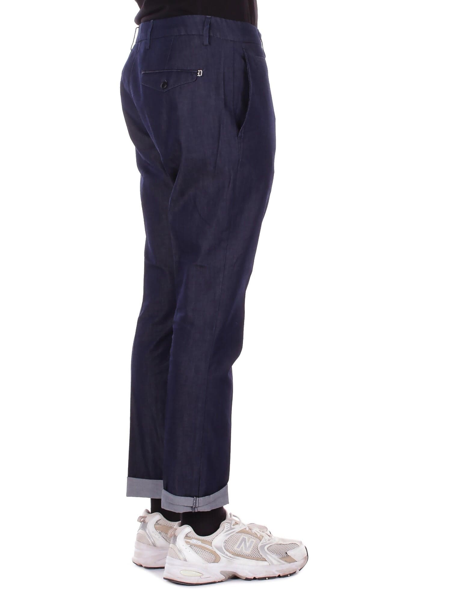 Dondup Pantaloni Blu da uomo in Pantaloni Drestige - Casamassima, commercioVirtuoso.it