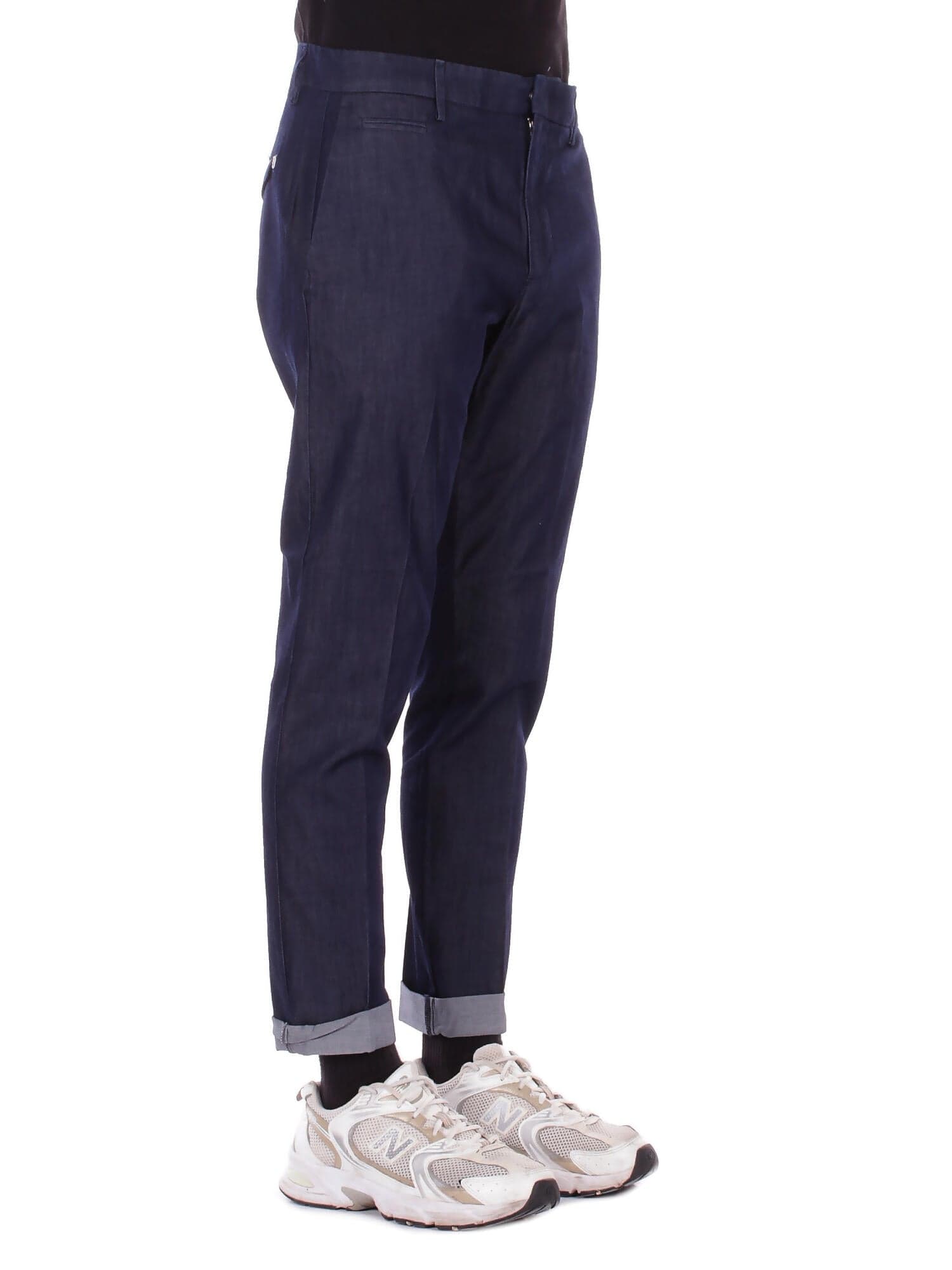 Dondup Pantaloni Blu da uomo in Pantaloni Drestige - Casamassima, commercioVirtuoso.it