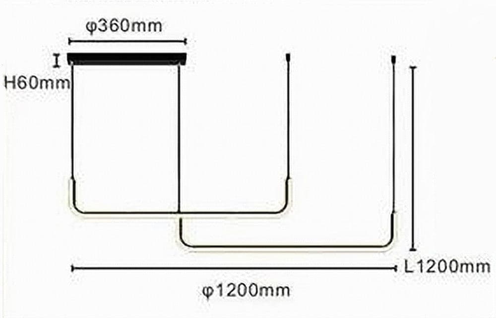 LAMPADARIO SOSPENSIONE 42W LINEARE ORIZZONTALE MINIMAL MODERNO NERO LUCE LED 50452 in Lampade a sospensione Trade Shop italia - Napoli, commercioVirtuoso.it