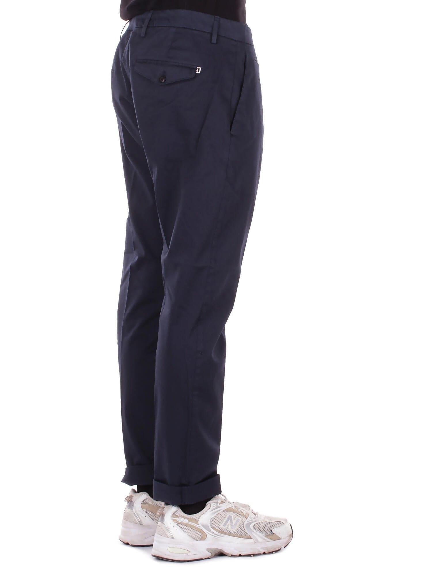 Dondup Pantaloni Blu da uomo in Pantaloni Drestige - Casamassima, commercioVirtuoso.it