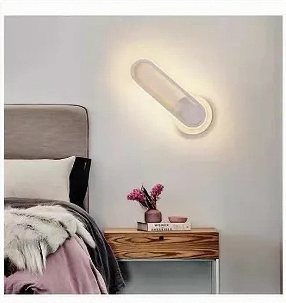 APPLIQUE DA PARETE LED 13W OVALE VERTICALE ORIENTABILE BIANCO LUCE NATURALE 50322 in Applique Trade Shop italia - Napoli, commercioVirtuoso.it