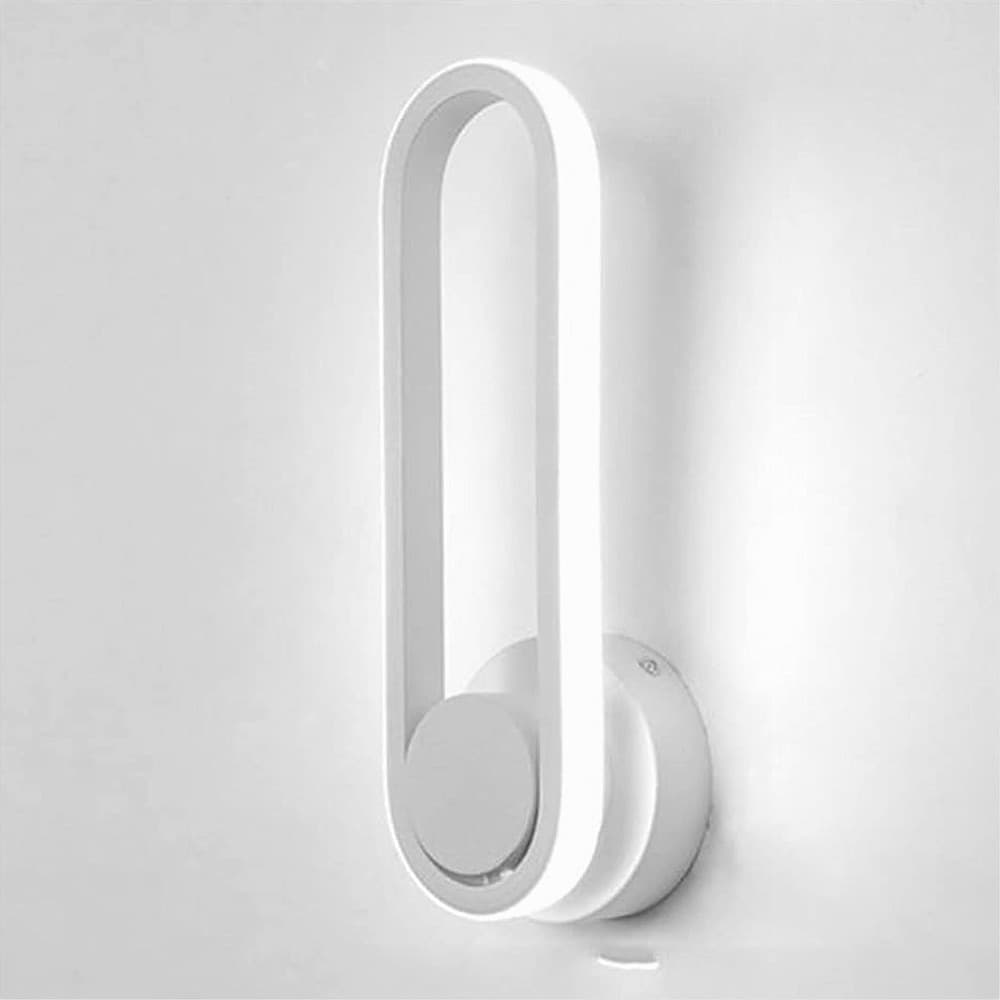 APPLIQUE DA PARETE LED 13 W OVALE VERTICALE ORIENTABILE BIANCO LUCE FREDDA 50339 in Applique Trade Shop italia - Napoli, commercioVirtuoso.it