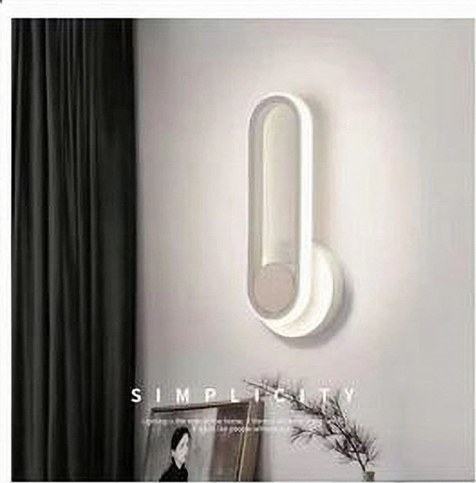 APPLIQUE DA PARETE LED 13 W OVALE VERTICALE ORIENTABILE BIANCO LUCE FREDDA 50339 in Applique Trade Shop italia - Napoli, commercioVirtuoso.it
