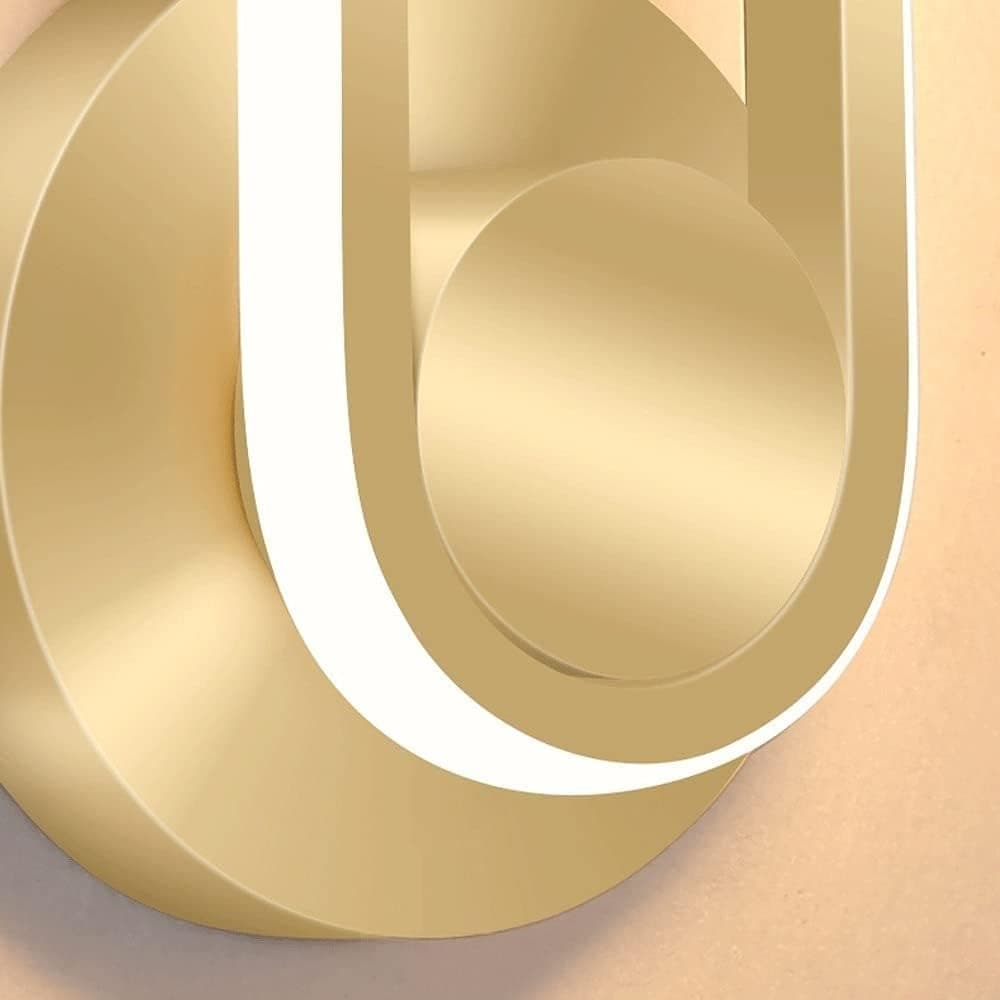 APPLIQUE DA PARETE LED 13 W OVALE VERTICALE ORIENTABILE ORO LUCE NATURALE 50346 in Applique Trade Shop italia - Napoli, commercioVirtuoso.it