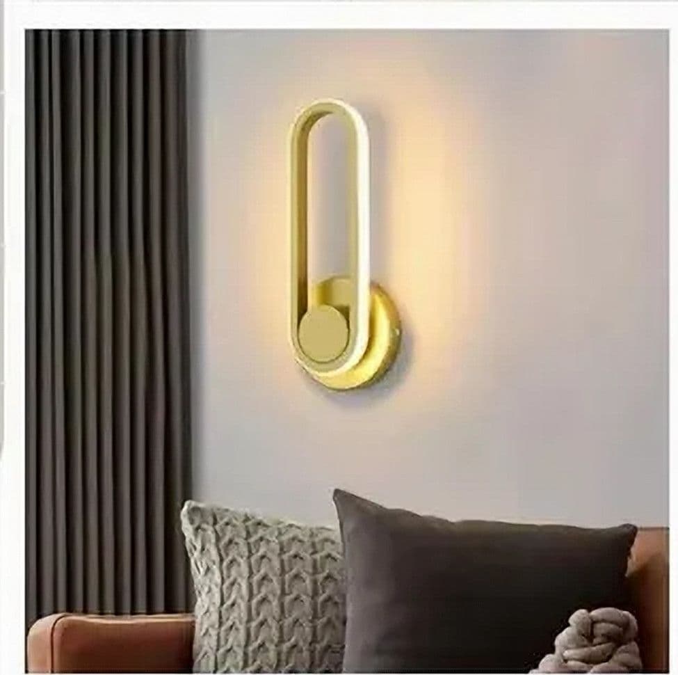 APPLIQUE DA PARETE LED 13 W OVALE VERTICALE ORIENTABILE ORO LUCE NATURALE 50346 in Applique Trade Shop italia - Napoli, commercioVirtuoso.it