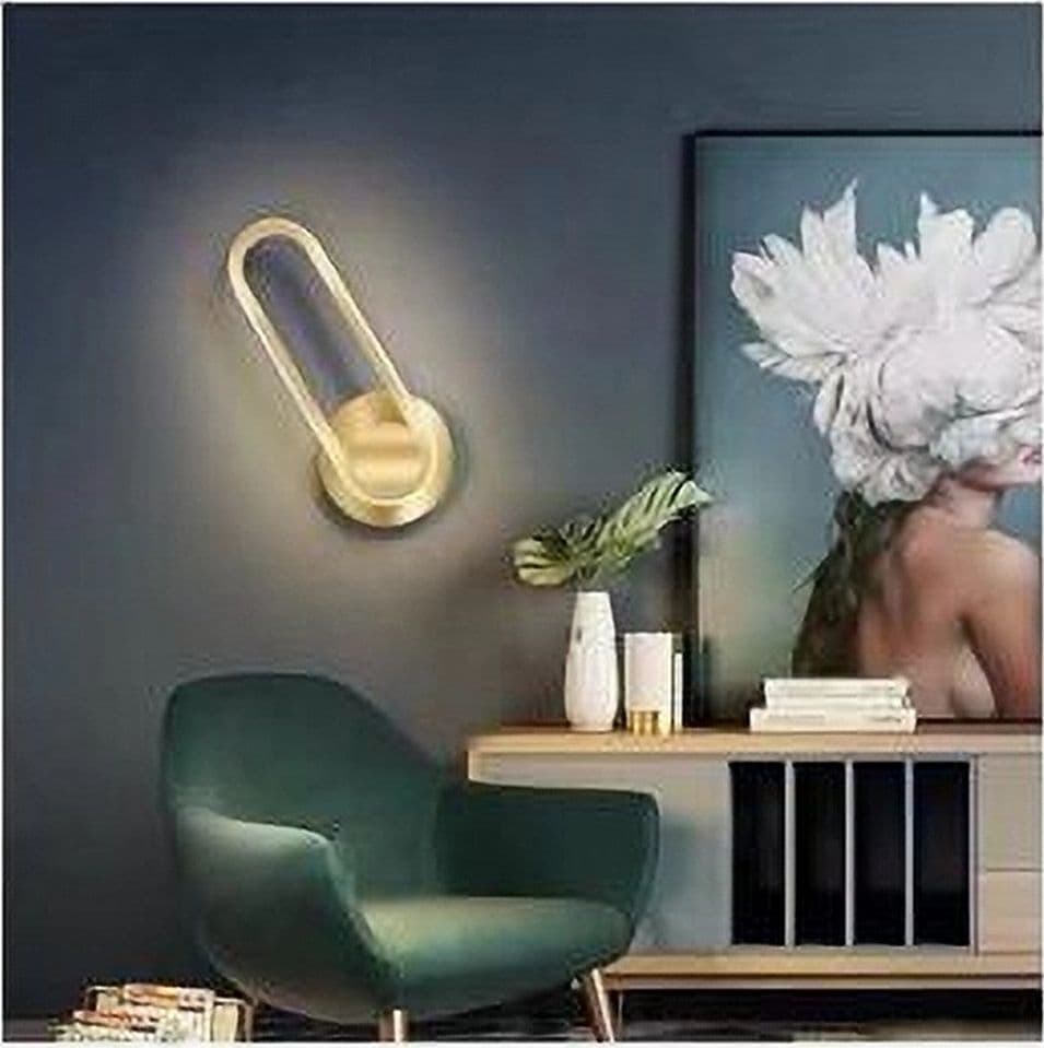 APPLIQUE DA PARETE LED 13 WATT OVALE VERTICALE ORIENTABILE ORO LUCE FREDDA 50353 in Applique Trade Shop italia - Napoli, commercioVirtuoso.it