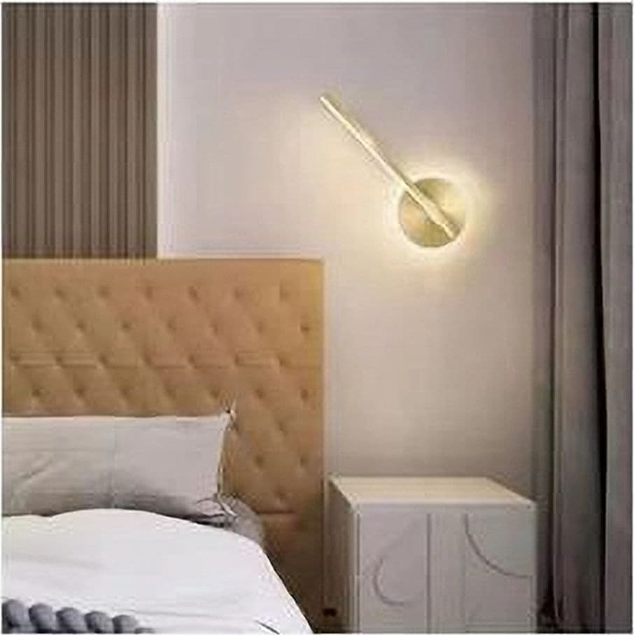 APPLIQUE DA PARETE LED 13 W LINEARE ORIENTABILE ORO LAMPADA LUCE NATURALE 50384 in Applique Trade Shop italia - Napoli, commercioVirtuoso.it