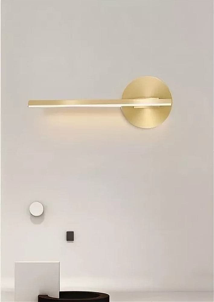 APPLIQUE DA PARETE LED 13 W LINEARE ORIENTABILE ORO LAMPADA LUCE NATURALE 50384 in Applique Trade Shop italia - Napoli, commercioVirtuoso.it