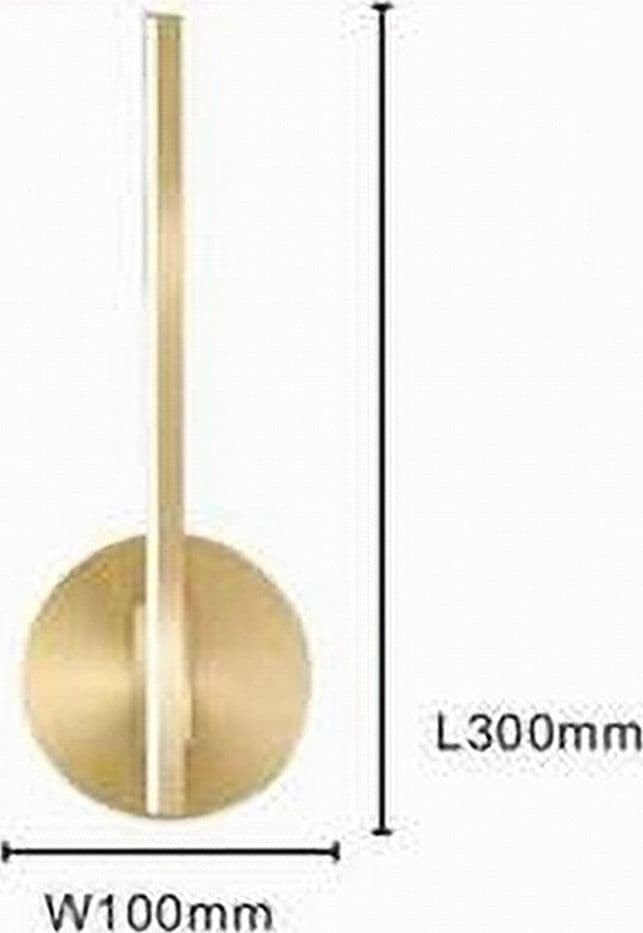 APPLIQUE DA PARETE LED 13 WATT LINEARE ORIENTABILE ORO LAMPADA LUCE FREDDA 50391 in Applique Trade Shop italia - Napoli, commercioVirtuoso.it