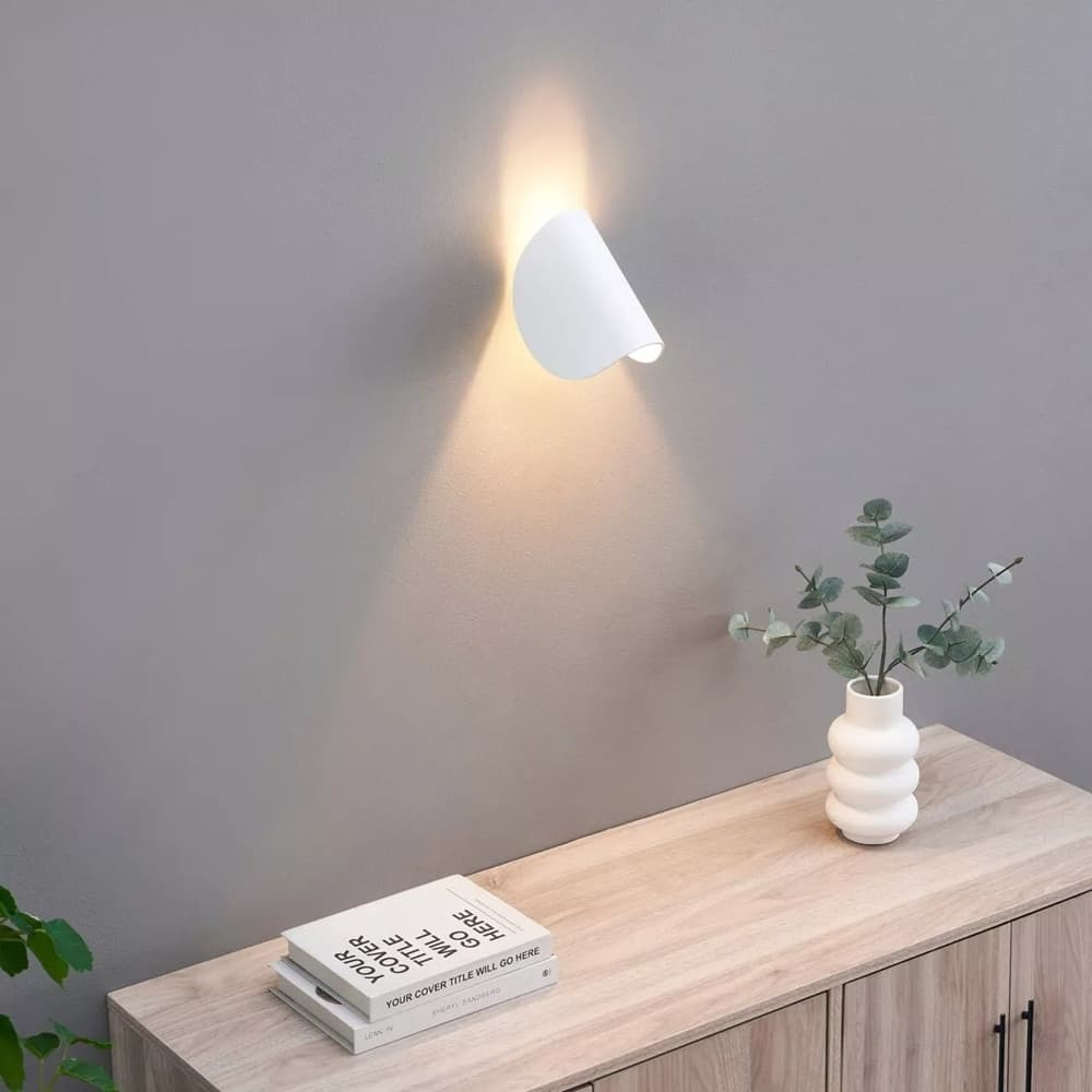 APPLIQUE DA PARETE BIANCO IN METALLO LAMPADA ATTACCO G9 DESIGN MODERNO IP20 32750 in Applique Trade Shop italia - Napoli, commercioVirtuoso.it