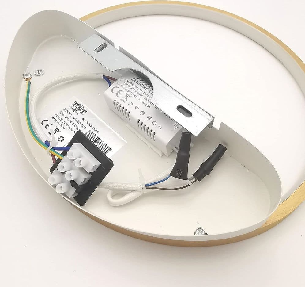 APPLIQUE PARETE LED 14W CERCHIO ORO LAMPADA TONDA DESIGN MODERNO LUCE 6500K 71262 in Applique Trade Shop italia - Napoli, commercioVirtuoso.it