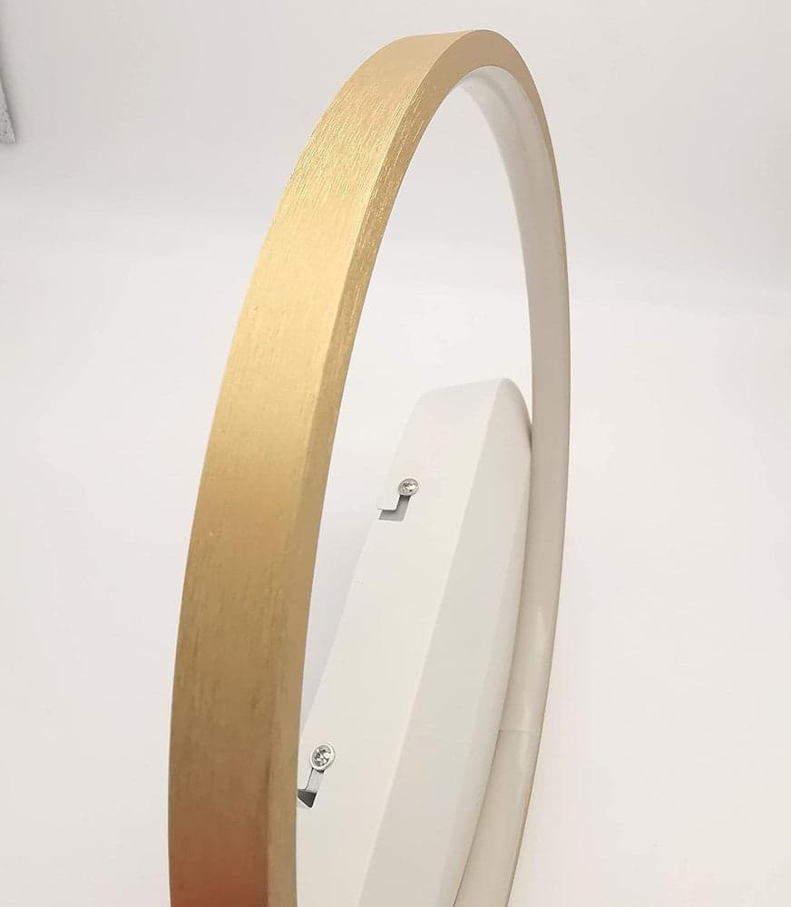 APPLIQUE PARETE LED 14W CERCHIO ORO LAMPADA TONDA DESIGN MODERNO LUCE 4000K 71255 in Applique Trade Shop italia - Napoli, commercioVirtuoso.it