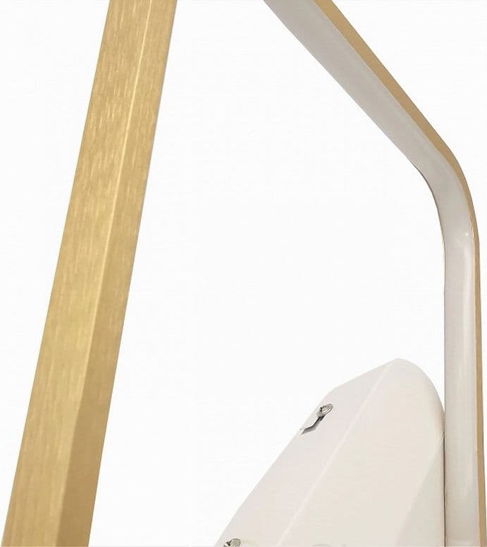 APPLIQUE DA PARETE LED 12W QUADRATO ORO LAMPADA MODERNO MINIMAL LUCE 4000K 71279 in Applique Trade Shop italia - Napoli, commercioVirtuoso.it