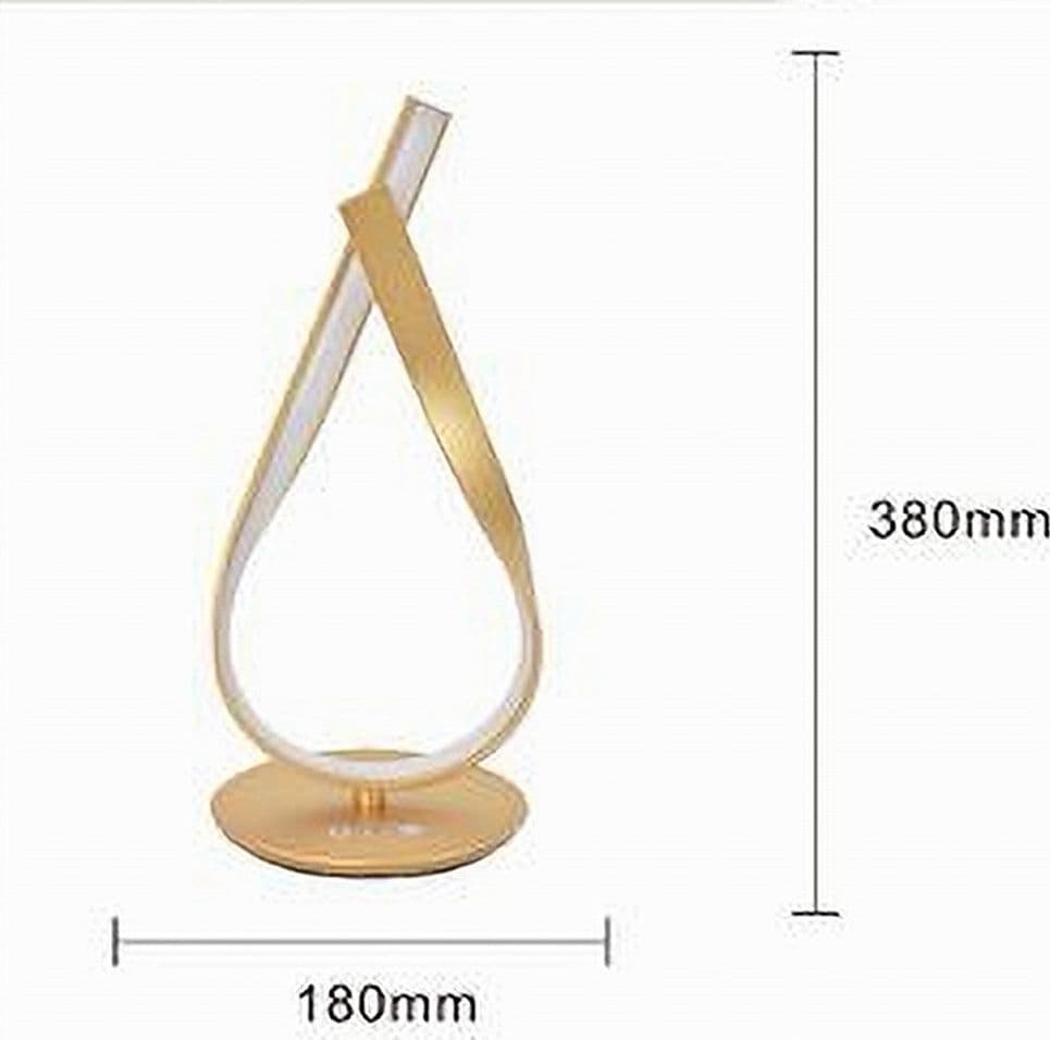 LUME INTRECCIATO LED ORO 12 W LAMPADA DA TAVOLO DESIGN MODERNO DOPPIA LUCE 32712 in Lampade da tavolo e abat-jour Trade Shop italia - Napoli, commercioVirtuoso.it