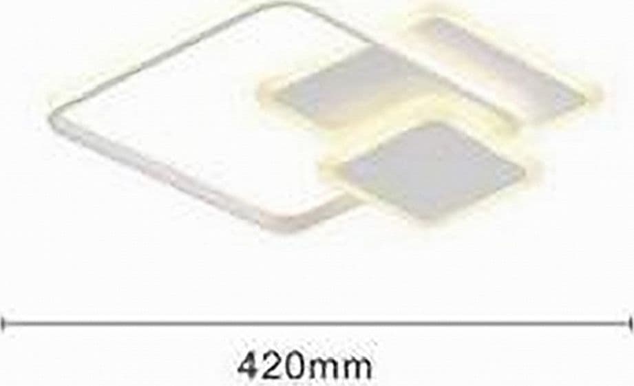 PLAFONIERA LUCE FREDDA LED QUADRATA 50W LAMPADARIO SOFFITTO BIANCO MODERNO 50064 in Plafoniere Trade Shop italia - Napoli, commercioVirtuoso.it