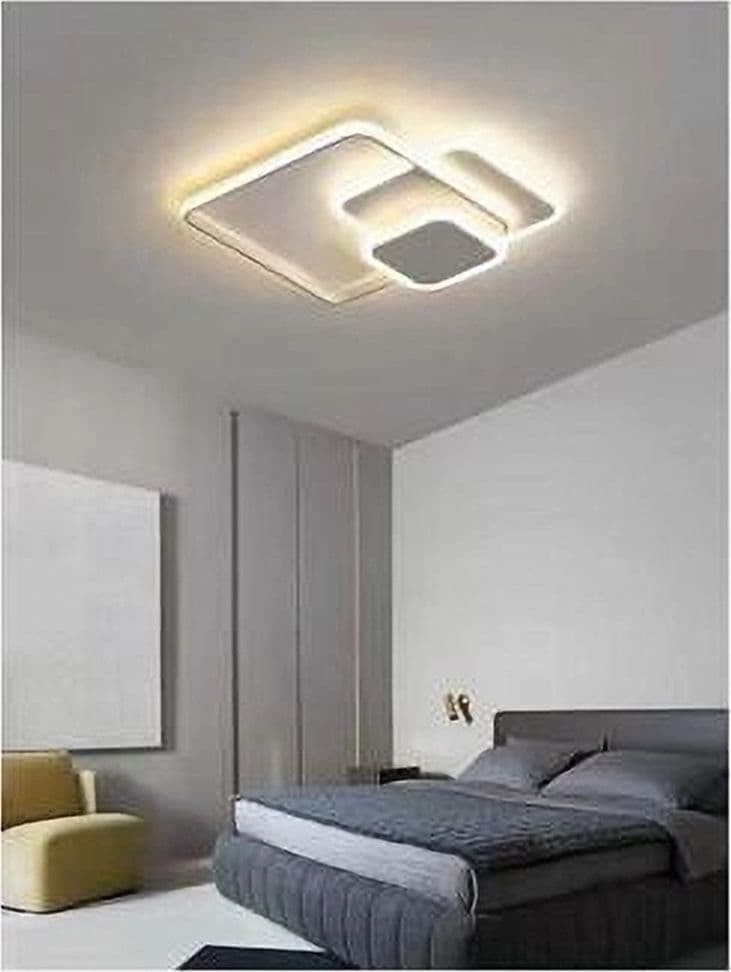 PLAFONIERA LUCE FREDDA LED QUADRATA 50W LAMPADARIO SOFFITTO BIANCO MODERNO 50064 in Plafoniere Trade Shop italia - Napoli, commercioVirtuoso.it
