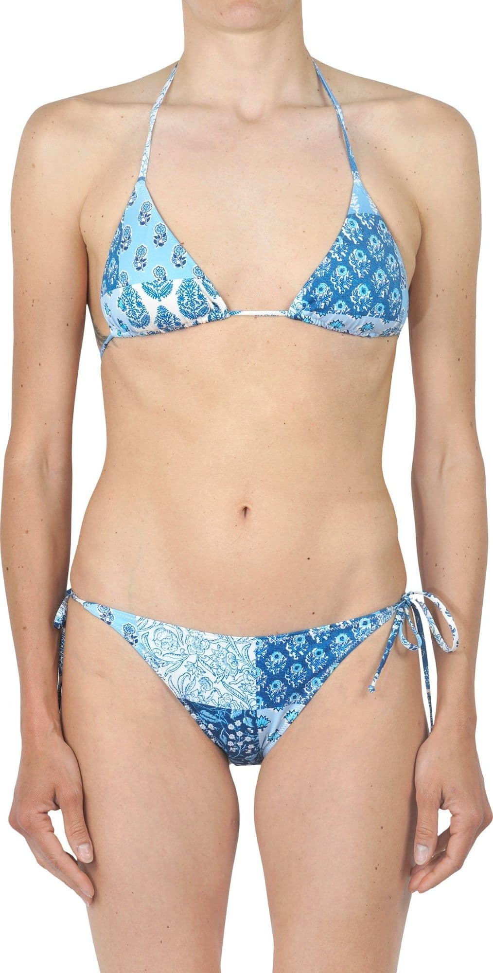MC2 SAINT BARTH MC2 Saint Barth - Bikini - 450907 - Fantasia Blu da donna in Reggiseni Drestige - Casamassima, commercioVirtuoso.it