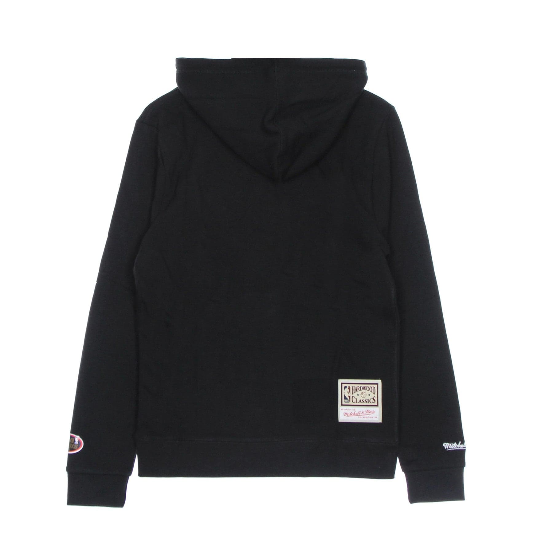 MITCHELL &amp; NESS Felpa Cappuccio Uomo Nba Cropped Logo Hoody Hardwood Classics Chibul Black/original Team Colors da uomo in Felpe con cappuccio Drestige - Casamassima, commercioVirtuoso.it