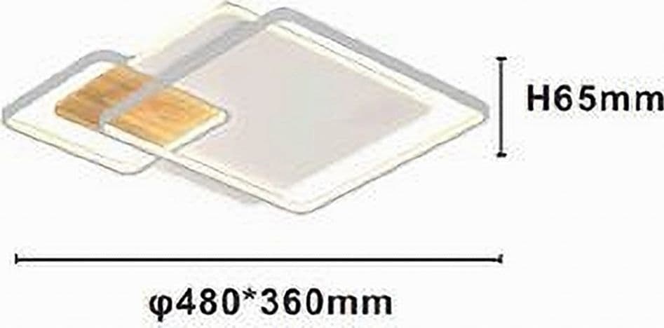 PLAFONIERA LED 40W QUADRATI BIANCO LAMPADARIO SOFFITTO MODERNO LUCE NATURALE 70852 in Plafoniere Trade Shop italia - Napoli, commercioVirtuoso.it