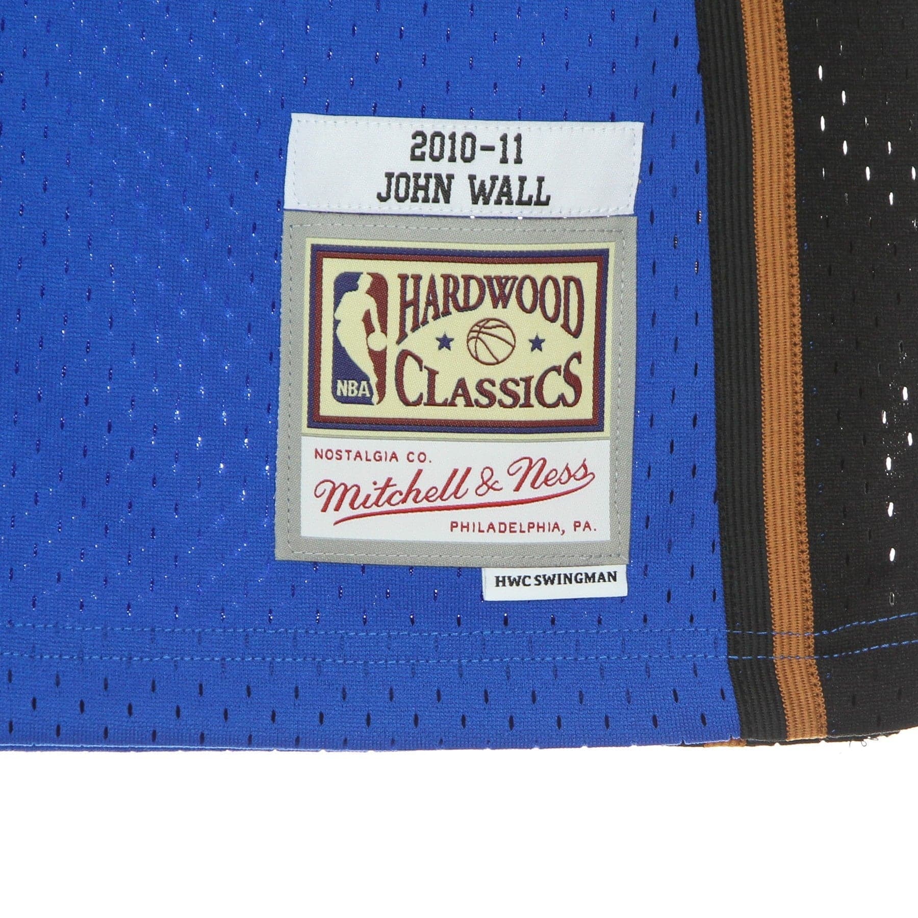 MITCHELL &amp; NESS Canotta Basket Uomo Nba Swingman Jersey Hardwood Classics No 2 John Wall 2010-11 Waswiz Capital Blue/original Team Colors da uomo in Palle da Basket Drestige - Casamassima, commercioVirtuoso.it