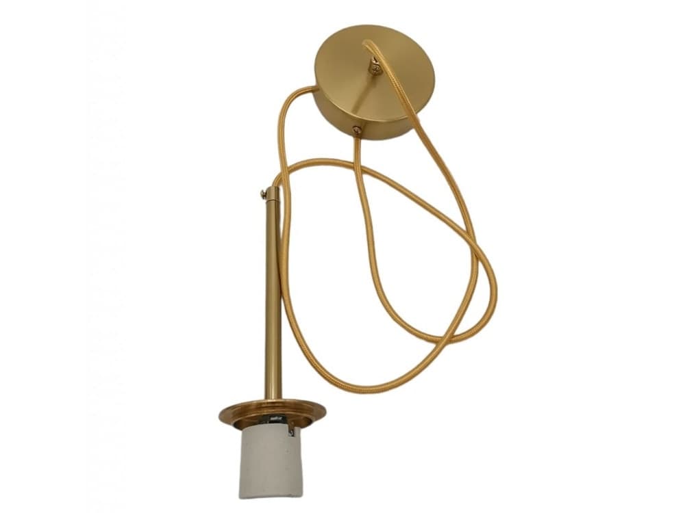 LAMPADARIO A SOSPENSIONE ORO CON SFERA VETRO BIANCO ATTACCO E27 MODERNO MINIMAL 33504 in Lampade a sospensione Trade Shop italia - Napoli, commercioVirtuoso.it
