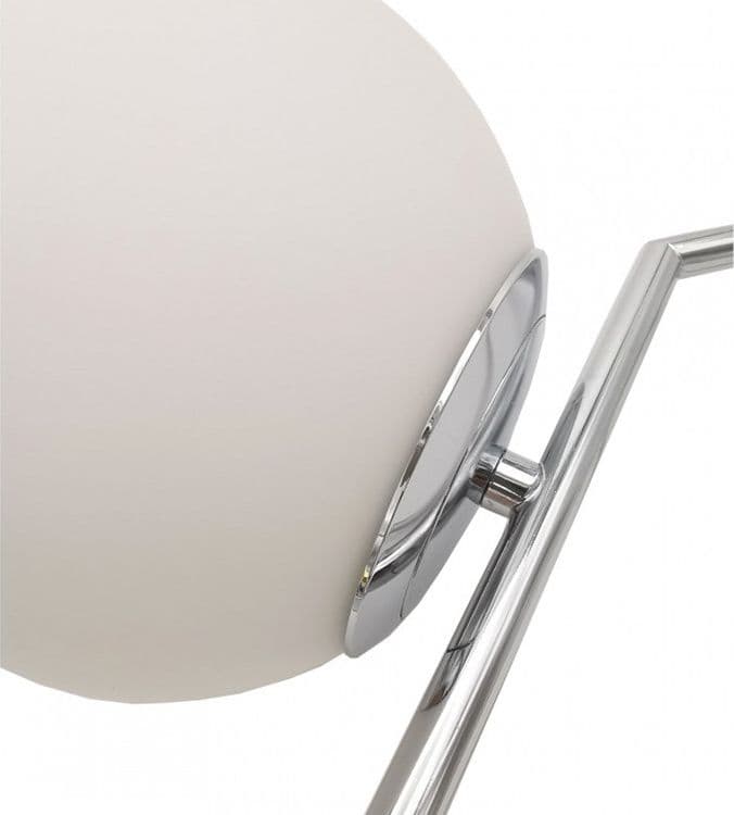 LAMPADARIO A SOSPENSIONE ATTACCO E27 ARGENTO CON SFERA VETRO MODERNO MINIMAL 33474 in Lampade a sospensione Trade Shop italia - Napoli, commercioVirtuoso.it