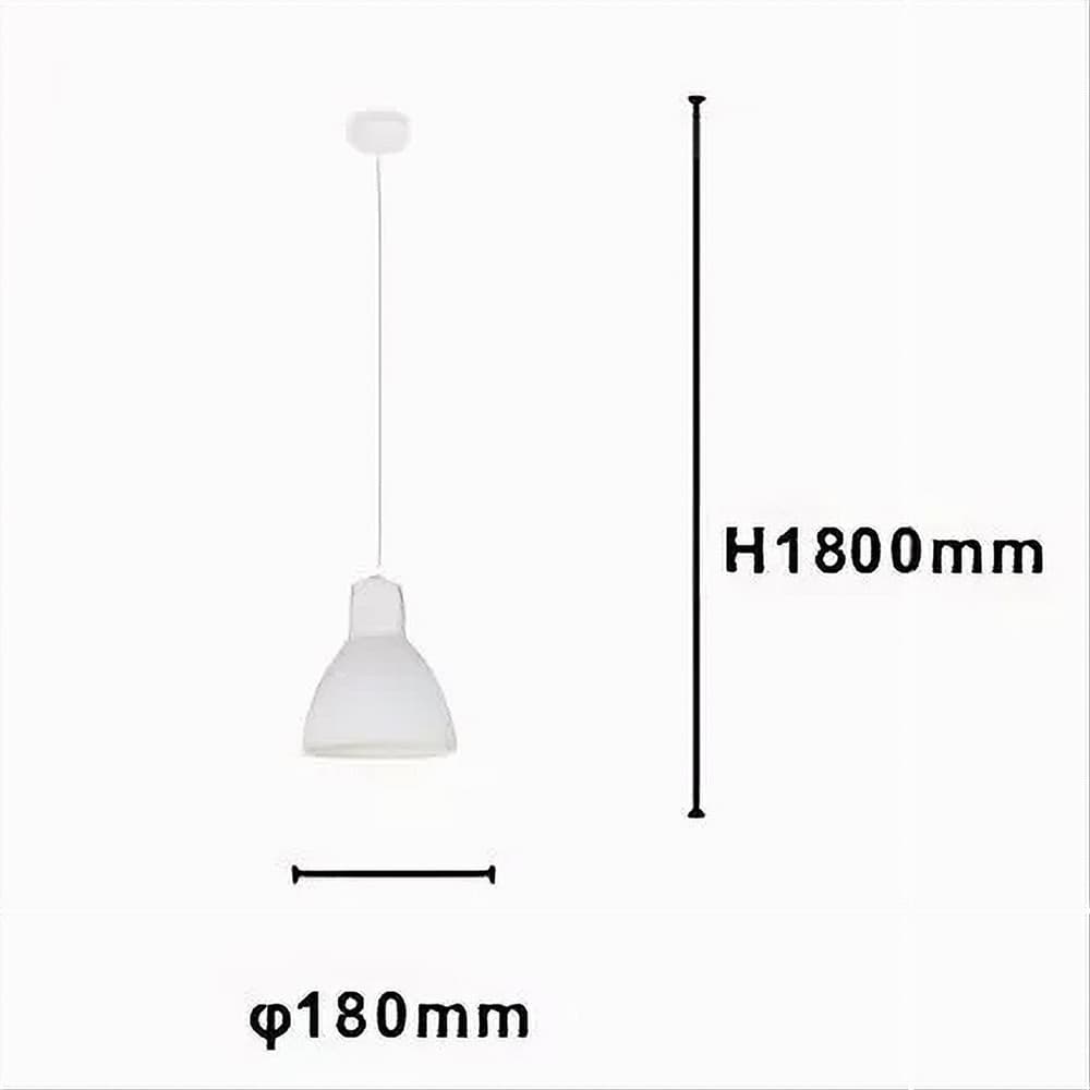 LAMPADARIO A SOSPENSIONE E27 FERRO PARALUME MODERNO CONTEMPORANEO CAMPANELLA BIANCA 33283 in Lampade a sospensione Trade Shop italia - Napoli, commercioVirtuoso.it