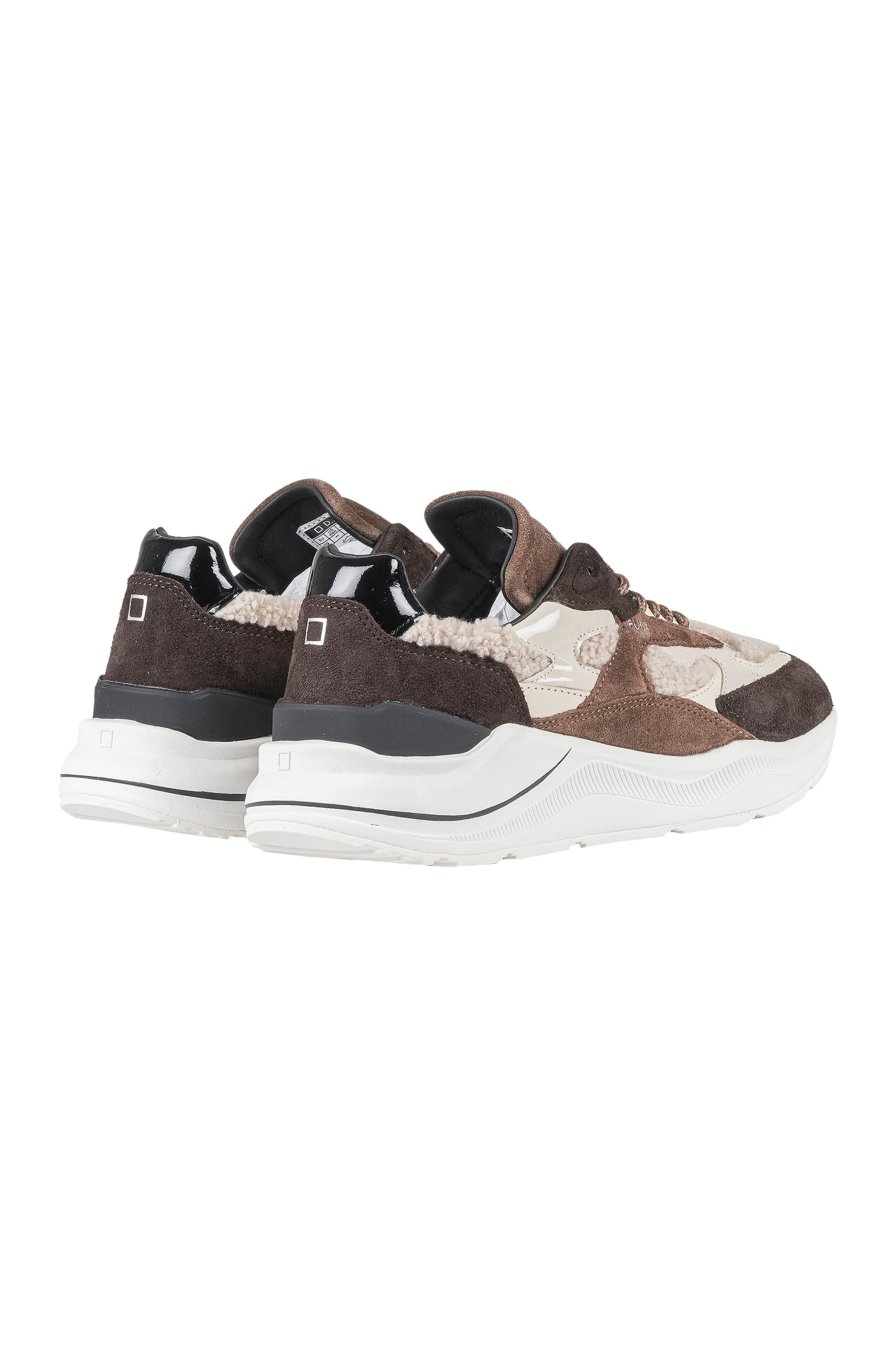 D.A.T.E. DATE - Sneakers - 460520 - Beige/Moro da donna in Sneaker casual Drestige - Casamassima, commercioVirtuoso.it