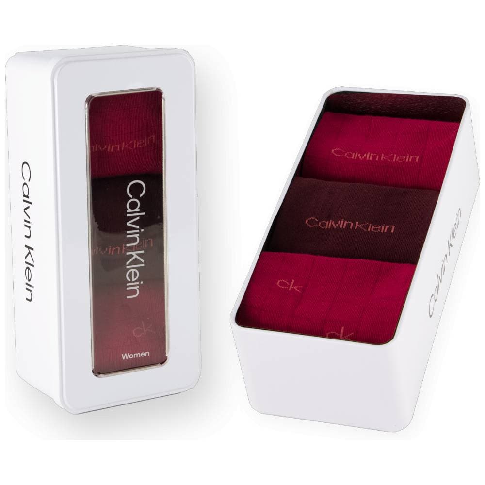 Calvin Klein donna pack 3 calze rosso ciliegia 701235368003801 in Calze sportive Prodotti di Classe - Nocera Superiore, commercioVirtuoso.it