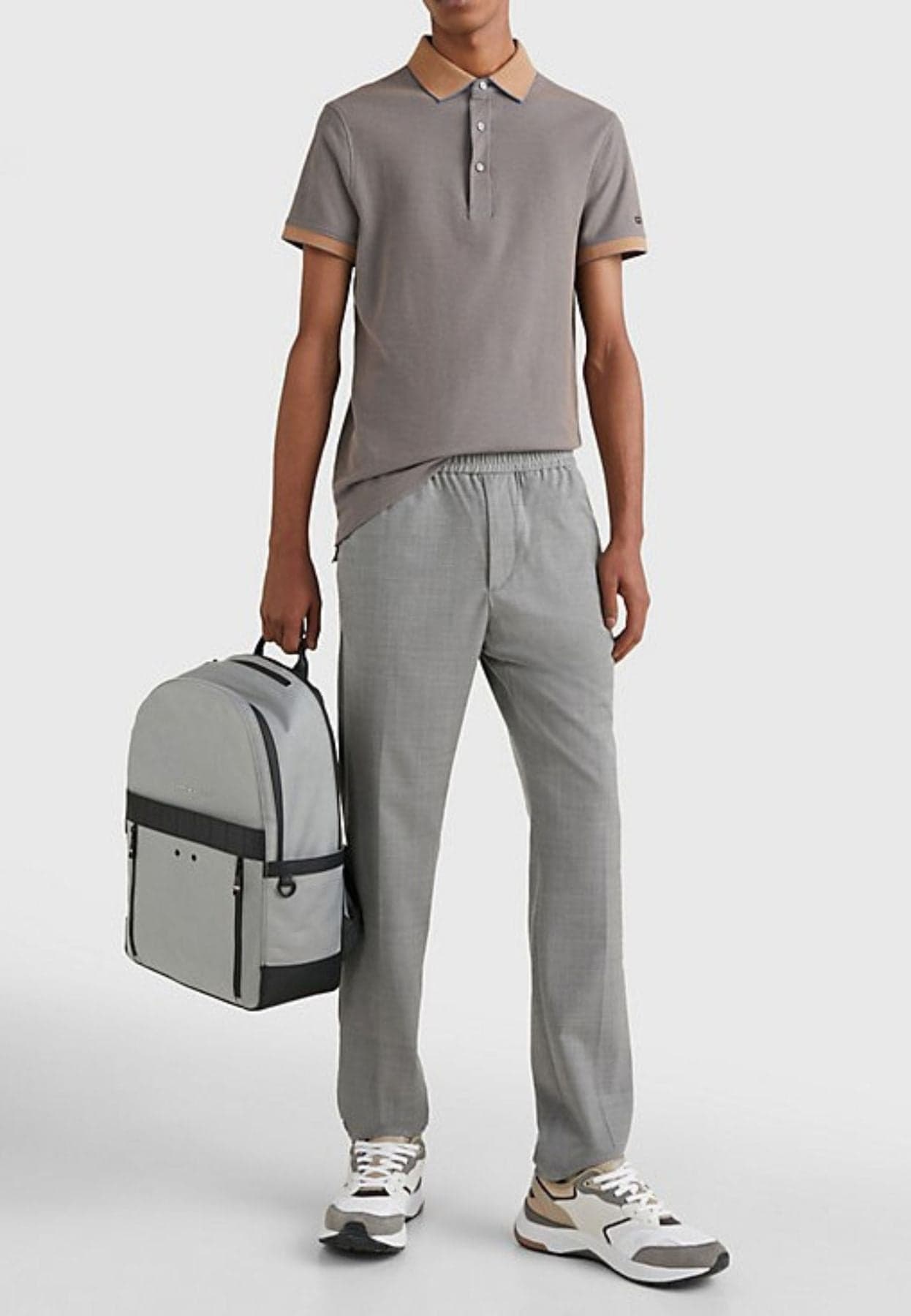 Tommy Hilfiger POLO DC TWO TONE HONEYCOMB SLIM POLO da uomo in T-shirt Drestige - Casamassima, commercioVirtuoso.it
