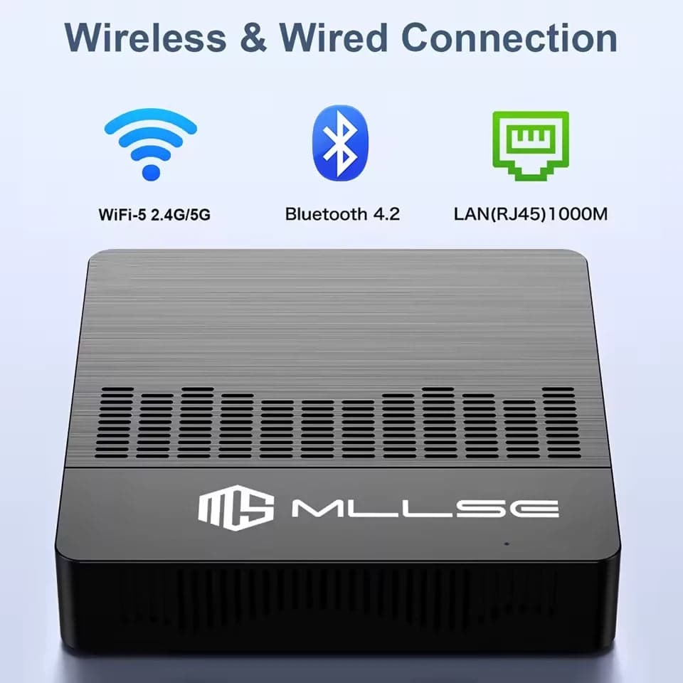 PC DESKTOP MINI INTEL RAM 6GB SSD 128GB WIN 11 WiFi dual-band (2,4G e 5G) BT 4.2 in Mini PC Tech Service - Melito di Napoli, commercioVirtuoso.it