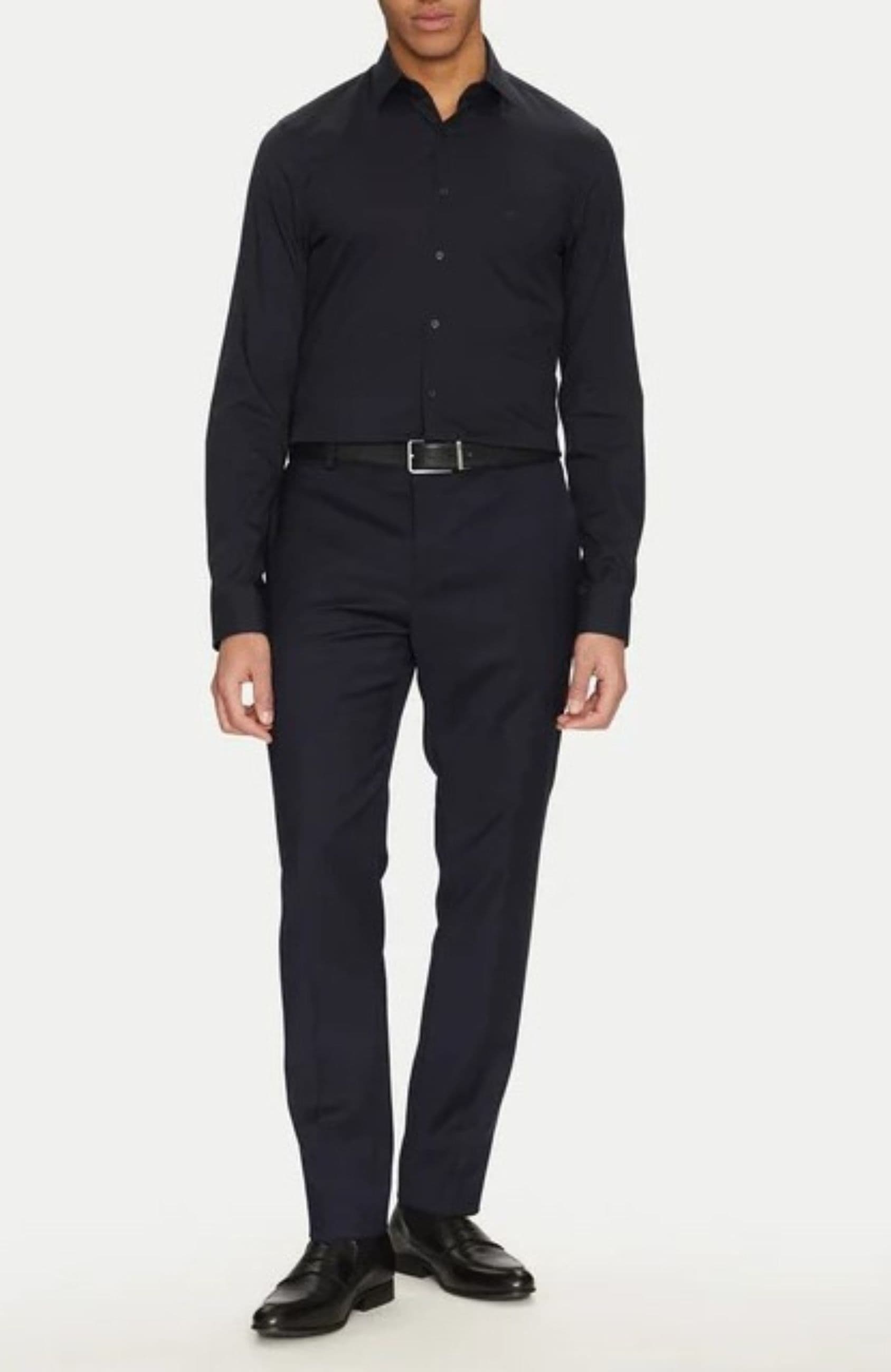 calvin klein CAMICIA LYOCELL SOLID SLIM SHIRT da uomo in Camicie casual Drestige - Casamassima, commercioVirtuoso.it