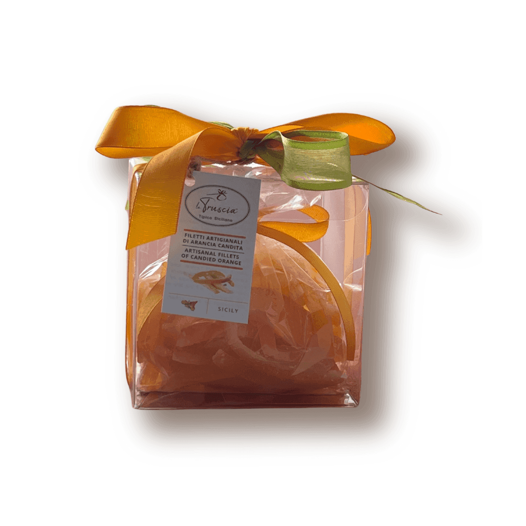Filetti Artigianali di Arancia Candita in Pesche La Truscia Tipico Siciliano - Messina, commercioVirtuoso.it