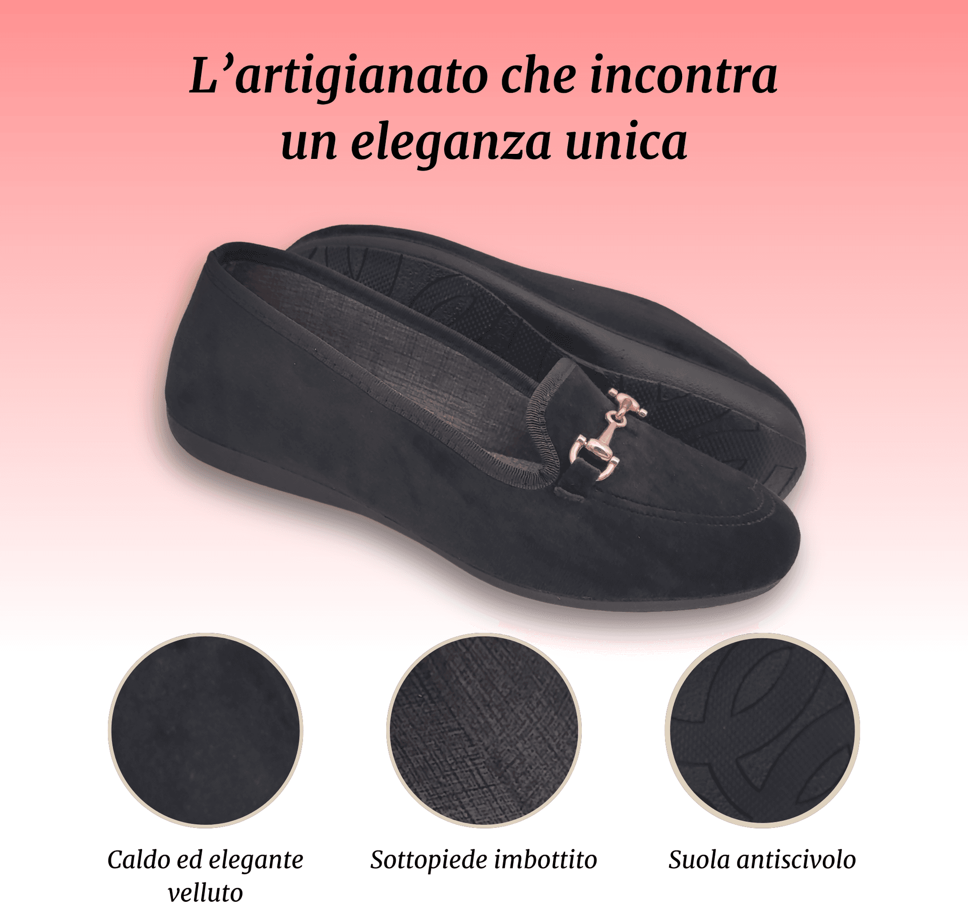 Le Parigine Eleganti Ballerine Donna da Casa, Friulane in Velluto Invernali, Ciabatte Basse e Chiuse, Produzione Artigianale in Ballerine Primo Calzature - Venezia, commercioVirtuoso.it