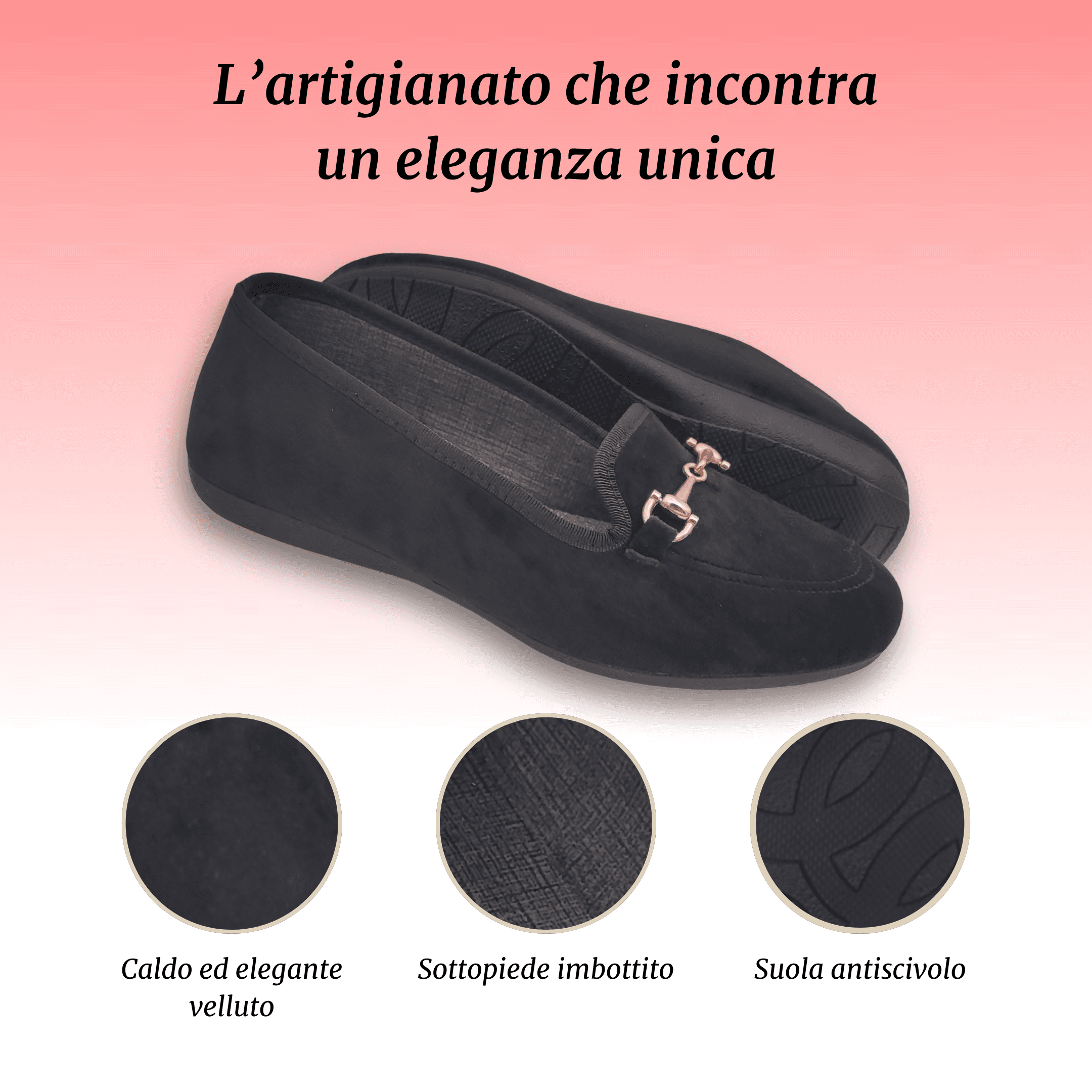 Le Parigine Eleganti Ballerine Donna da Casa, Friulane in Velluto Invernali, Ciabatte Basse e Chiuse, Produzione Artigianale in Ballerine Primo Calzature - Venezia, commercioVirtuoso.it