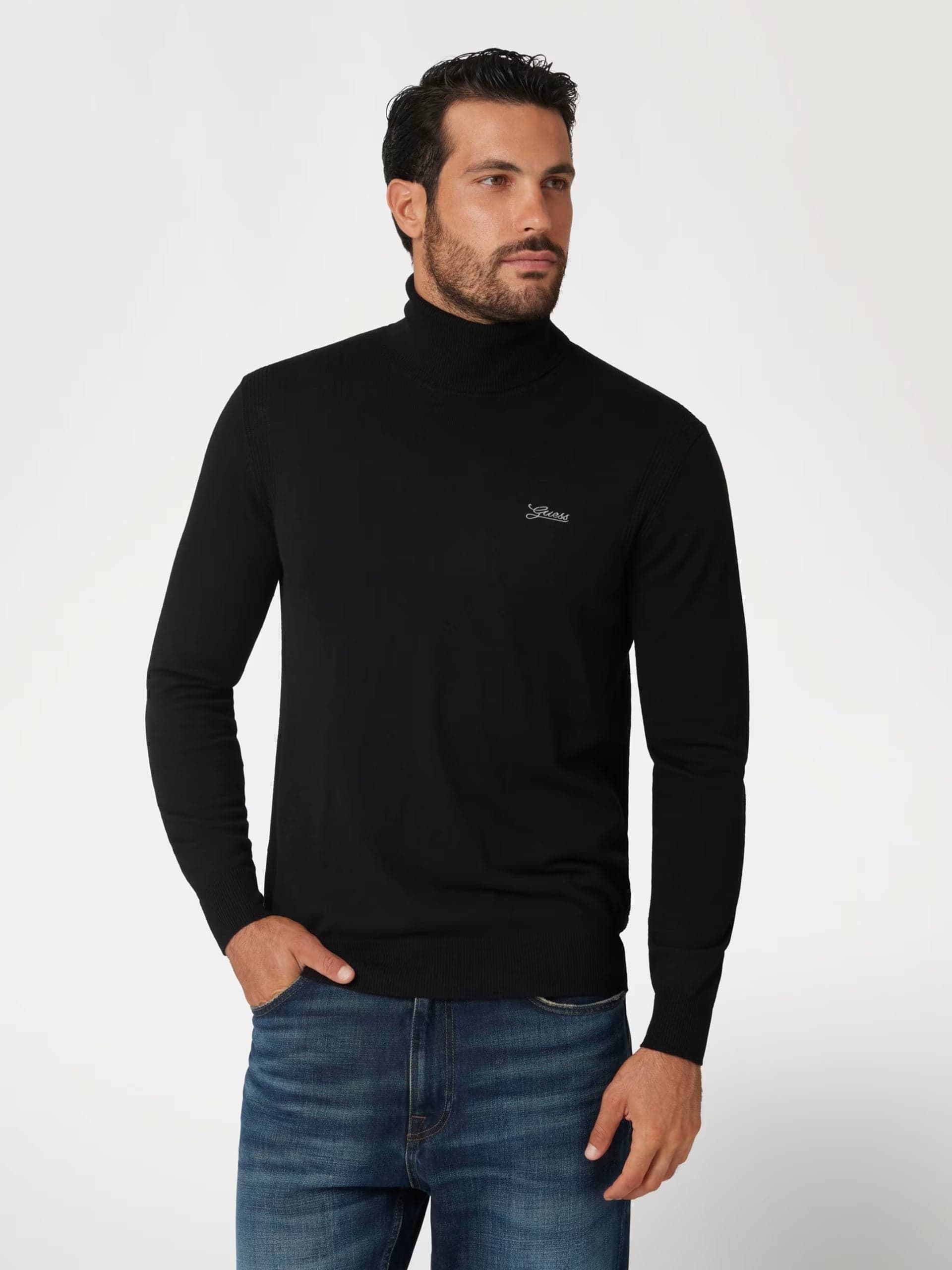Guess Maglia uomo dolcevita in Maglioni Broadway Red - Barletta, commercioVirtuoso.it