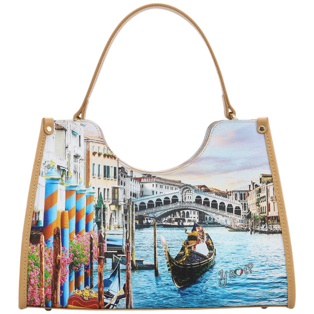 YNot beauty tote bag small stampa Dream in Venice YES704S5