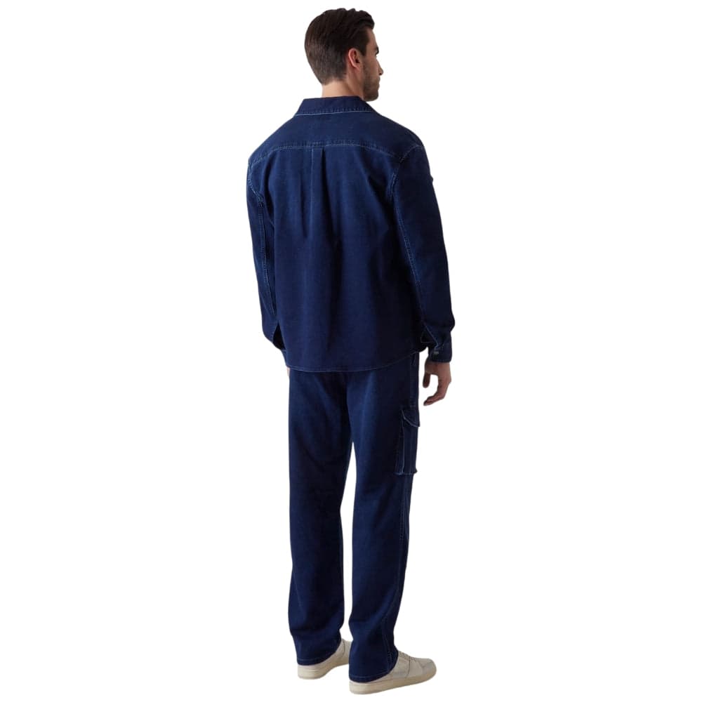 Guess pantalone cargo jogger in denim M5BA0UD1020DHMB in Pantaloni Prodotti di Classe - Nocera Superiore, commercioVirtuoso.it