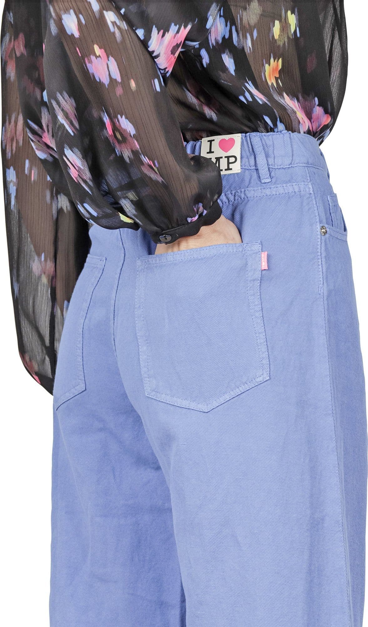 I LOVE MY PANTS I Love My Pants - Pantalone - 430833 - Indaco da donna in Pantaloni sportivi Drestige - Casamassima, commercioVirtuoso.it
