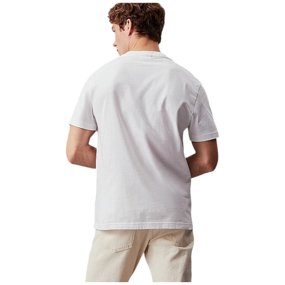 Calvin Klein t-shirt bianca optic line logo K10K112489 T-shirt Calvin Klein