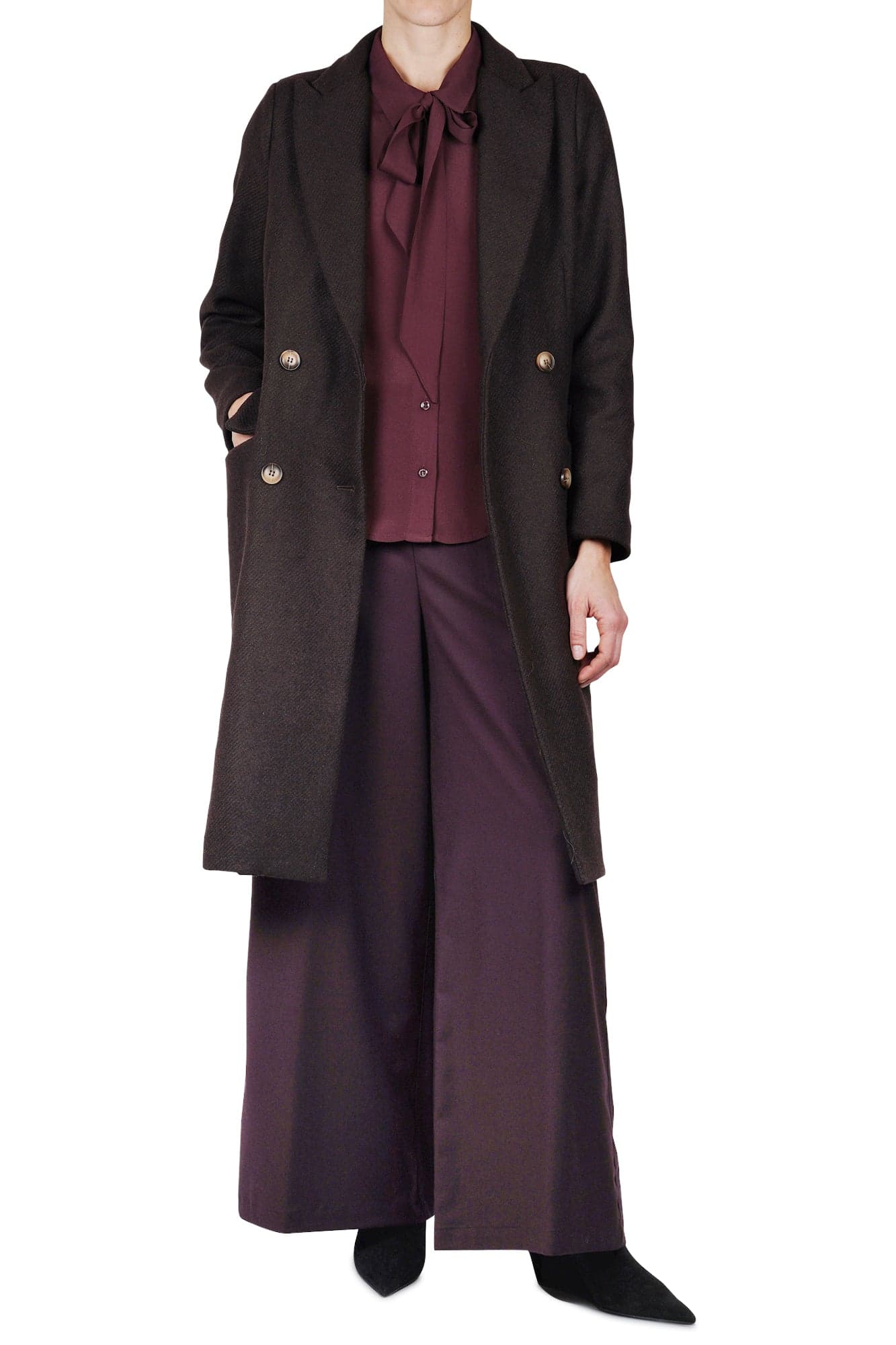 LA FEMME BLANCHE La Femme Blanche - Cappotto - 461597 - Marrone da donna in Cappotti Drestige - Casamassima, commercioVirtuoso.it