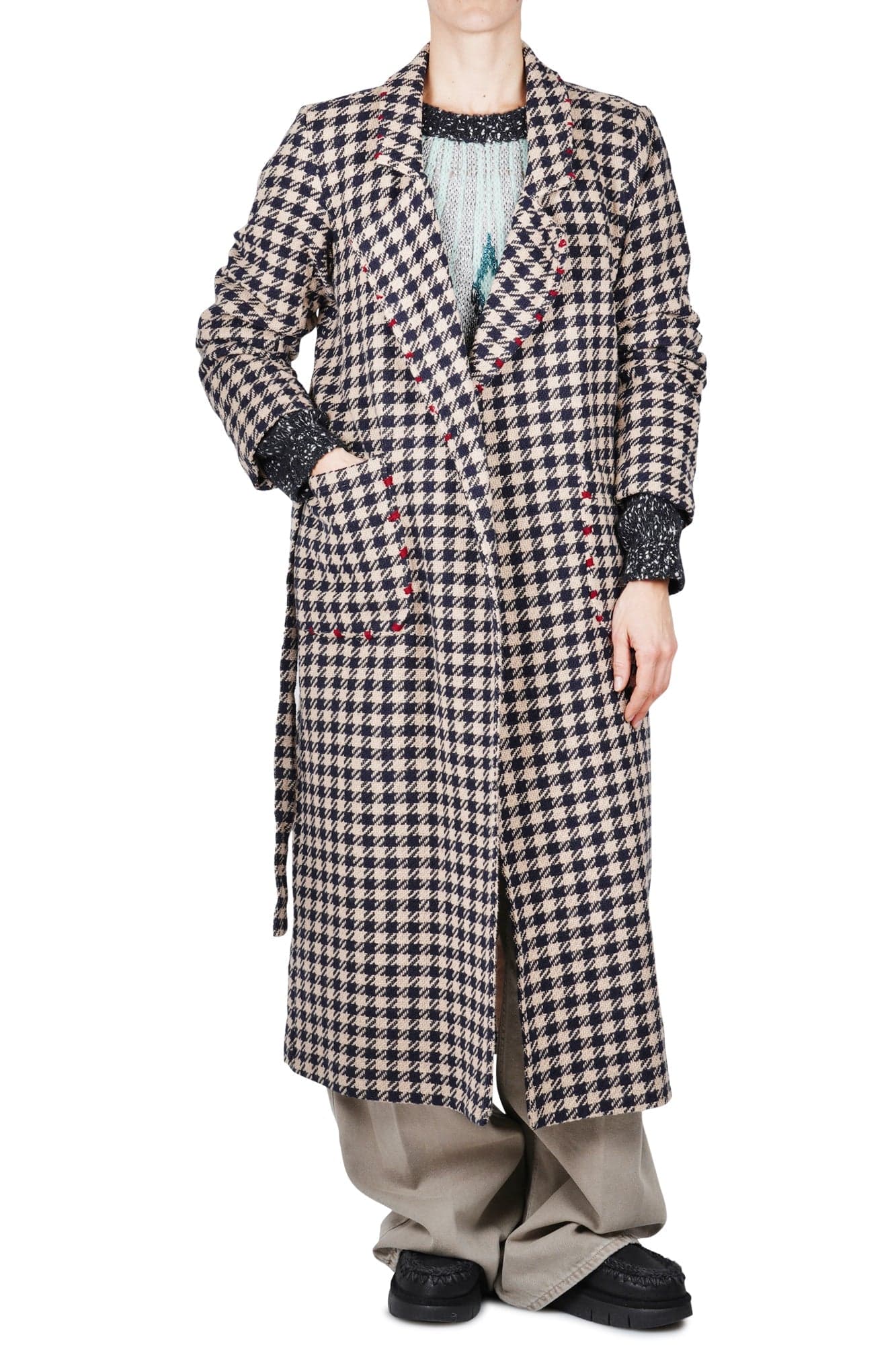 ALESSIA SANTI Alessia Santi - Cappotto - 461587 - Blu/Beige da donna in Gonne Drestige - Casamassima, commercioVirtuoso.it