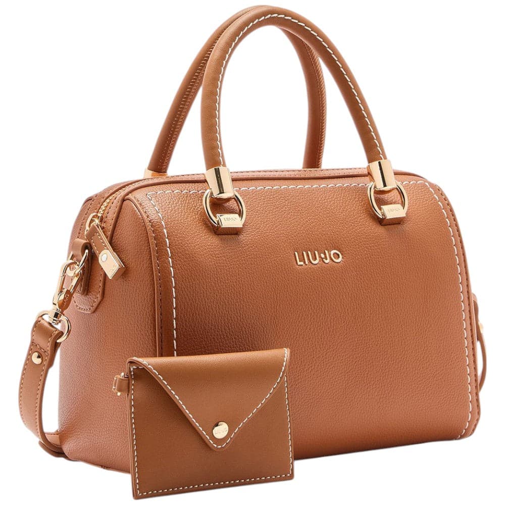 Liu Jo borsa cuoio satchel small linea Manhattan AA5160E0058 Borse Liu Jo